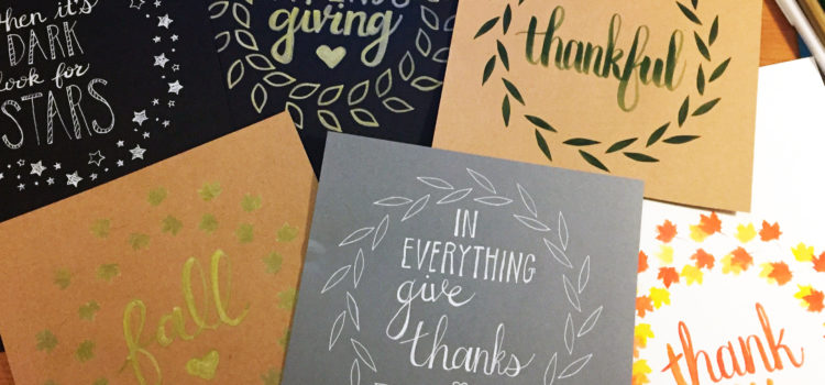 Hand lettering stencils made with the Cricut Explore